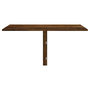 Voir la diapositive 3 : VIDAXL Table murale pliable Chene fume 100x60x56 cm Bois d'ingenierie