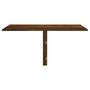 Voir la diapositive 3 : VIDAXL Table murale pliable Chene fume 100x60x56 cm Bois d'ingenierie