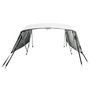 Voir la diapositive 4 : VIDAXL Toit bimini a 4 arceaux parois en maille 243x(200-213)x137 cm