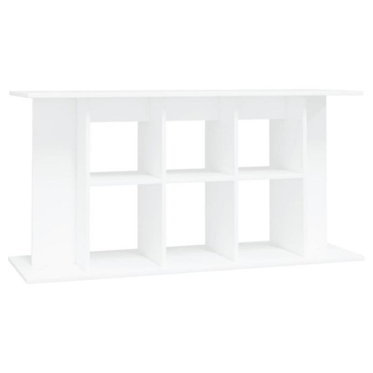 VIDAXL Support pour aquarium blanc 120x40x60 cm bois d ingénierie
