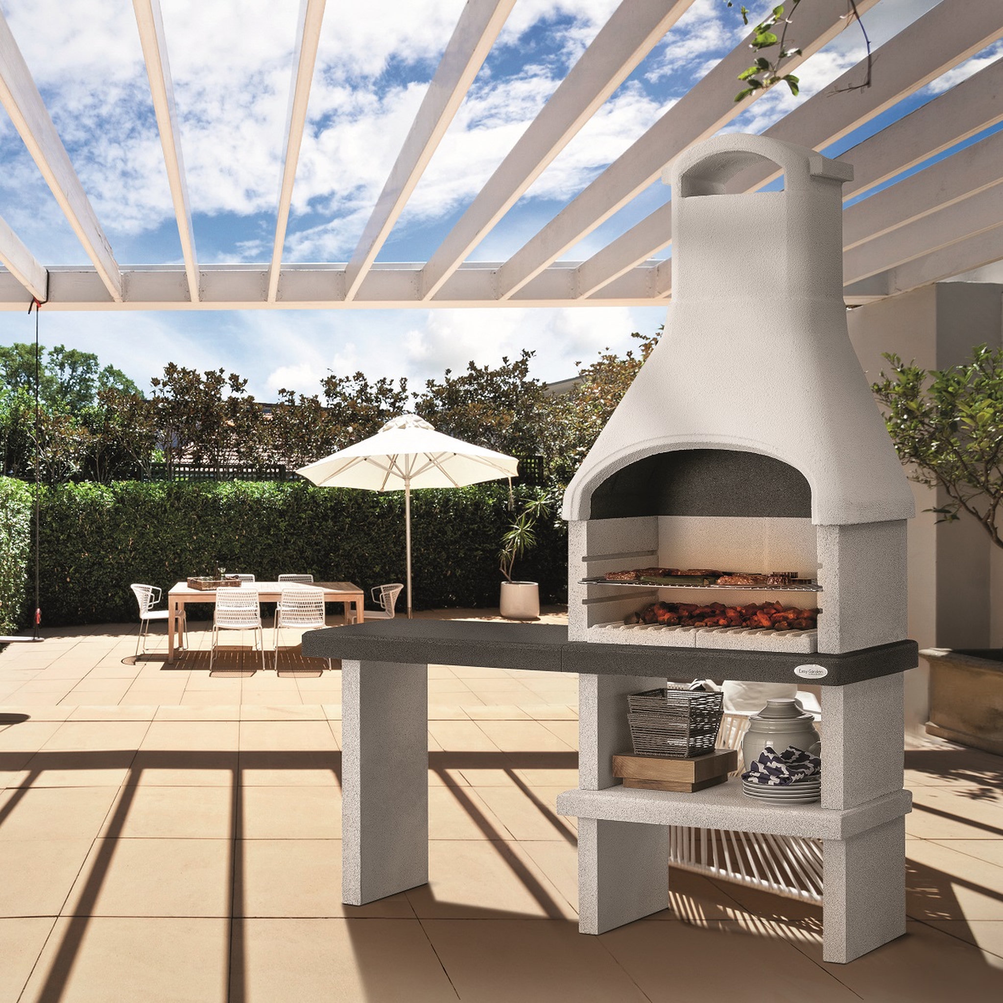 Voir la diapositive 1 : PALAZZETTI Barbecue fixe pierre ORLANDO 