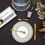 Voir la diapositive 3 : Paris Prix Lot de 6 Assiettes Plates  Ginkolo  26cm Blanc