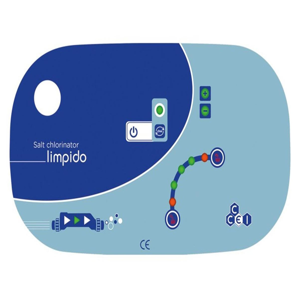 Ccei Electrolyseur au sel Limpido L pour piscine75 m³ - CCEI