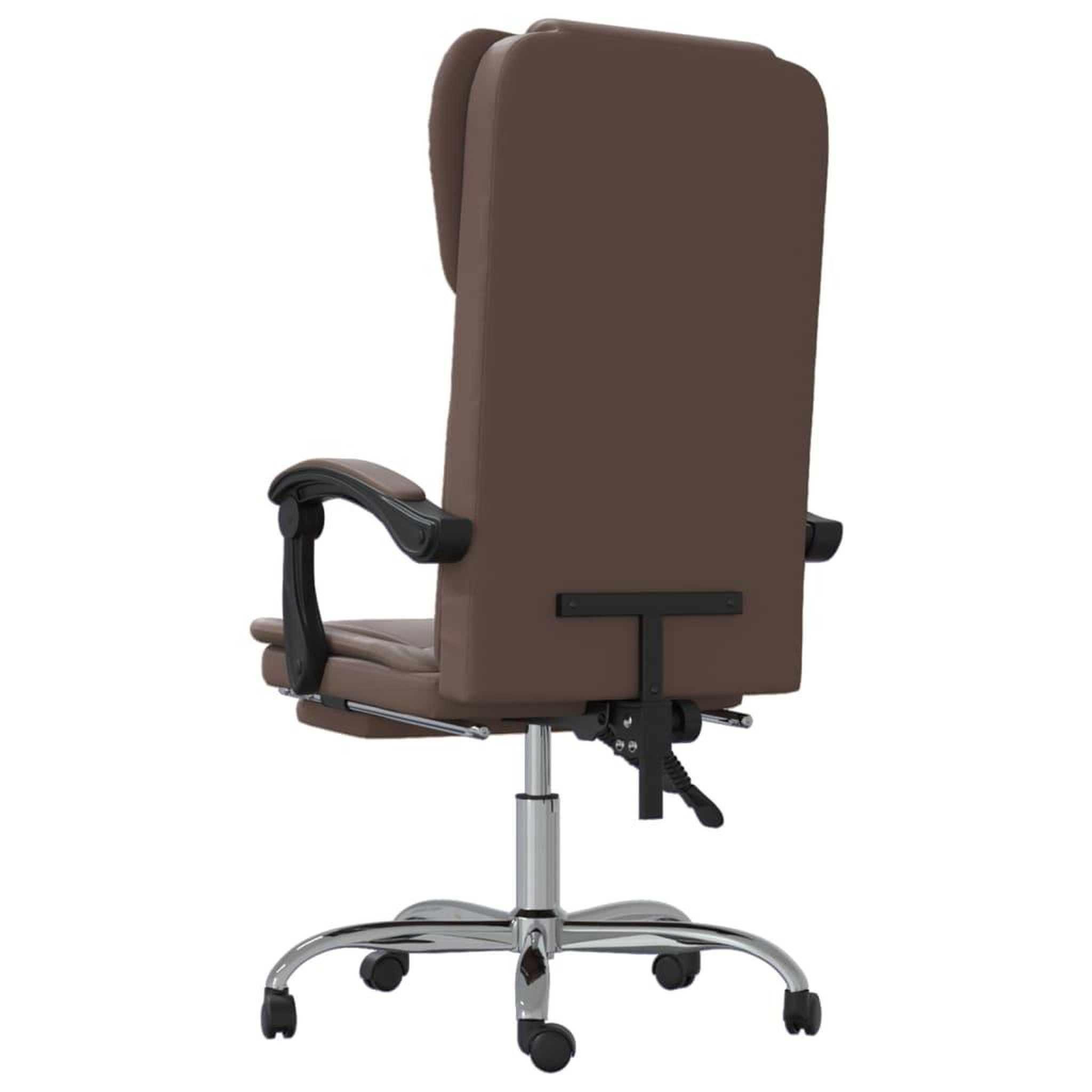 Voir la diapositive 5 : VIDAXL Fauteuil inclinable de bureau Marron Similicuir