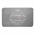 Paris Prix Tapis de Bain  Maison de Famille  45x75cm Gris