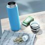 Voir la diapositive 3 : Leifheit Leifheit Bouteille thermos Flip 600 ml Bleu marine