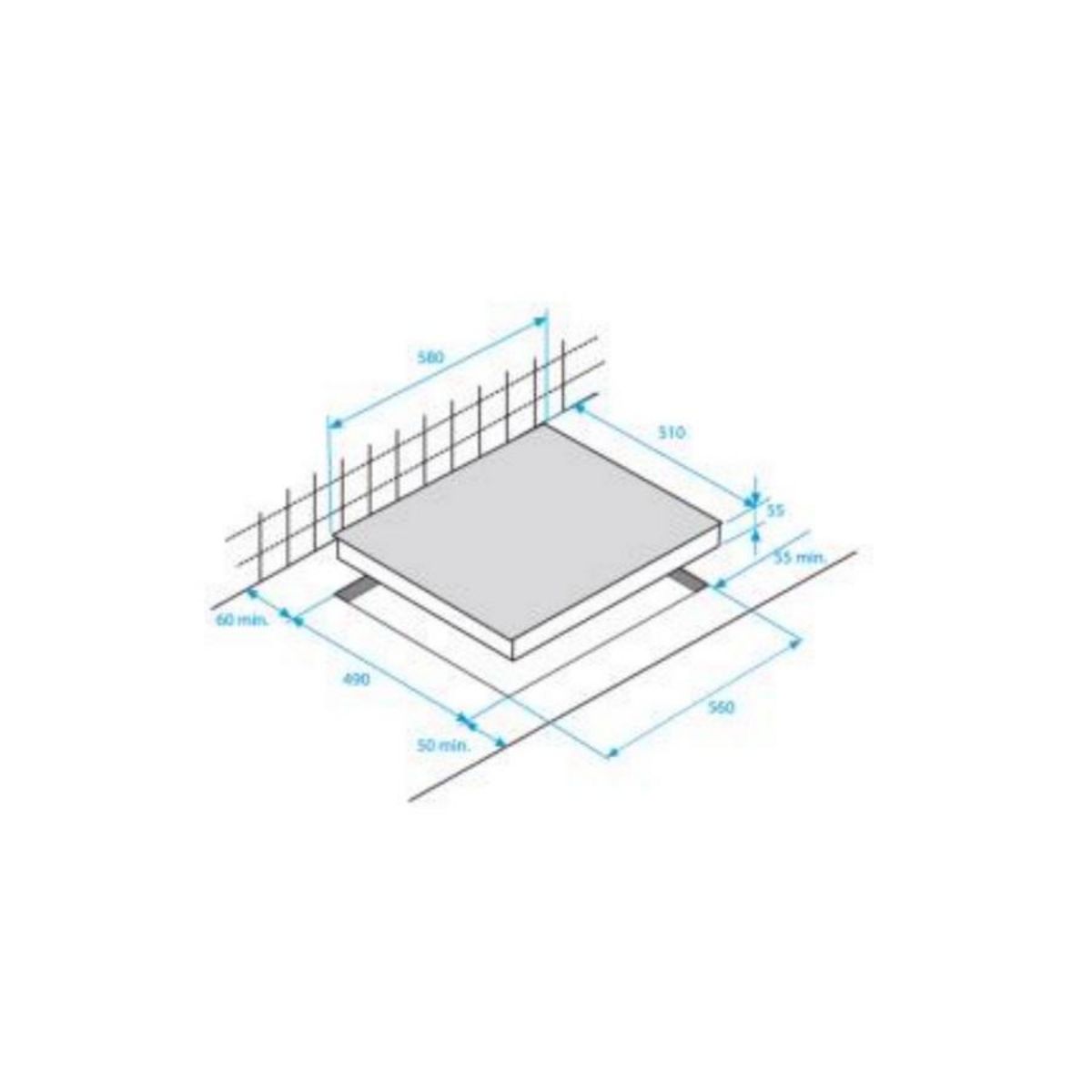 Beko Domino gaz 30cm 2 feux inox - HDCG32220FX