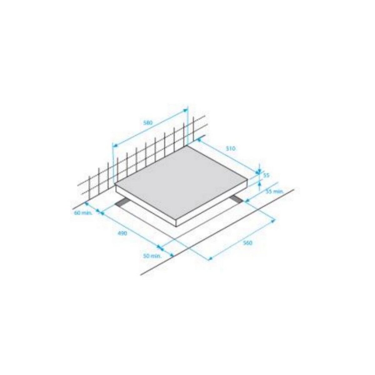 Beko Domino gaz 30cm 2 feux inox - HDCG32220FX