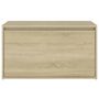 Voir la diapositive 5 : VIDAXL Banc d'entree 80x40x45 cm Chene sonoma Bois d'ingenierie