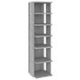 Voir la diapositive 2 : VIDAXL Etagere a chaussures Sonoma gris 27,5x27x102 cm Bois ingenierie
