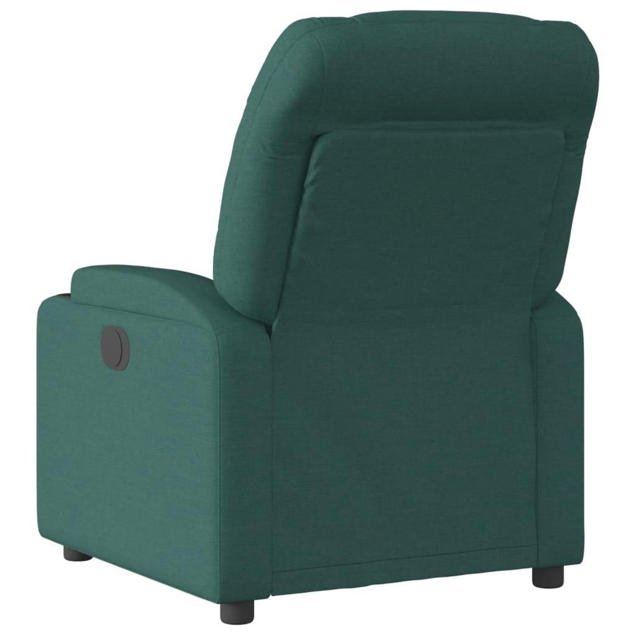 Voir la diapositive 4 : VIDAXL Fauteuil inclinable electrique Vert fonce Tissu