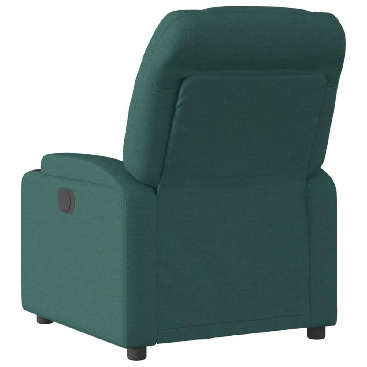 VIDAXL Fauteuil inclinable electrique Vert fonce Tissu