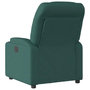 Voir la diapositive 4 : VIDAXL Fauteuil inclinable electrique Vert fonce Tissu