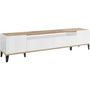 Voir la diapositive 2 : Meuble TV moderne 1 porte 1 tiroir L200cm BARI
