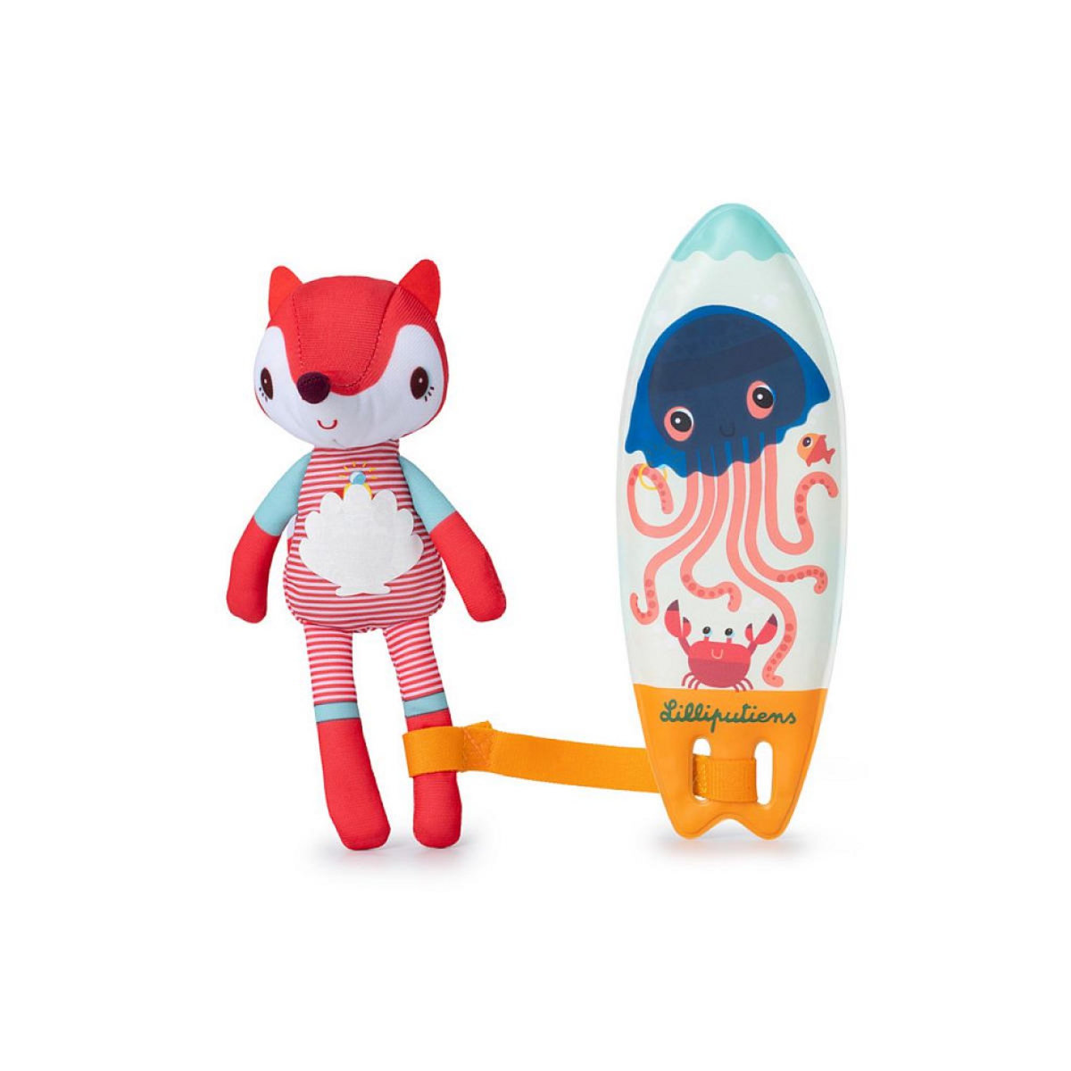 LILLIPUTIENS Alice surfeuse magique - Jouet pour le bain