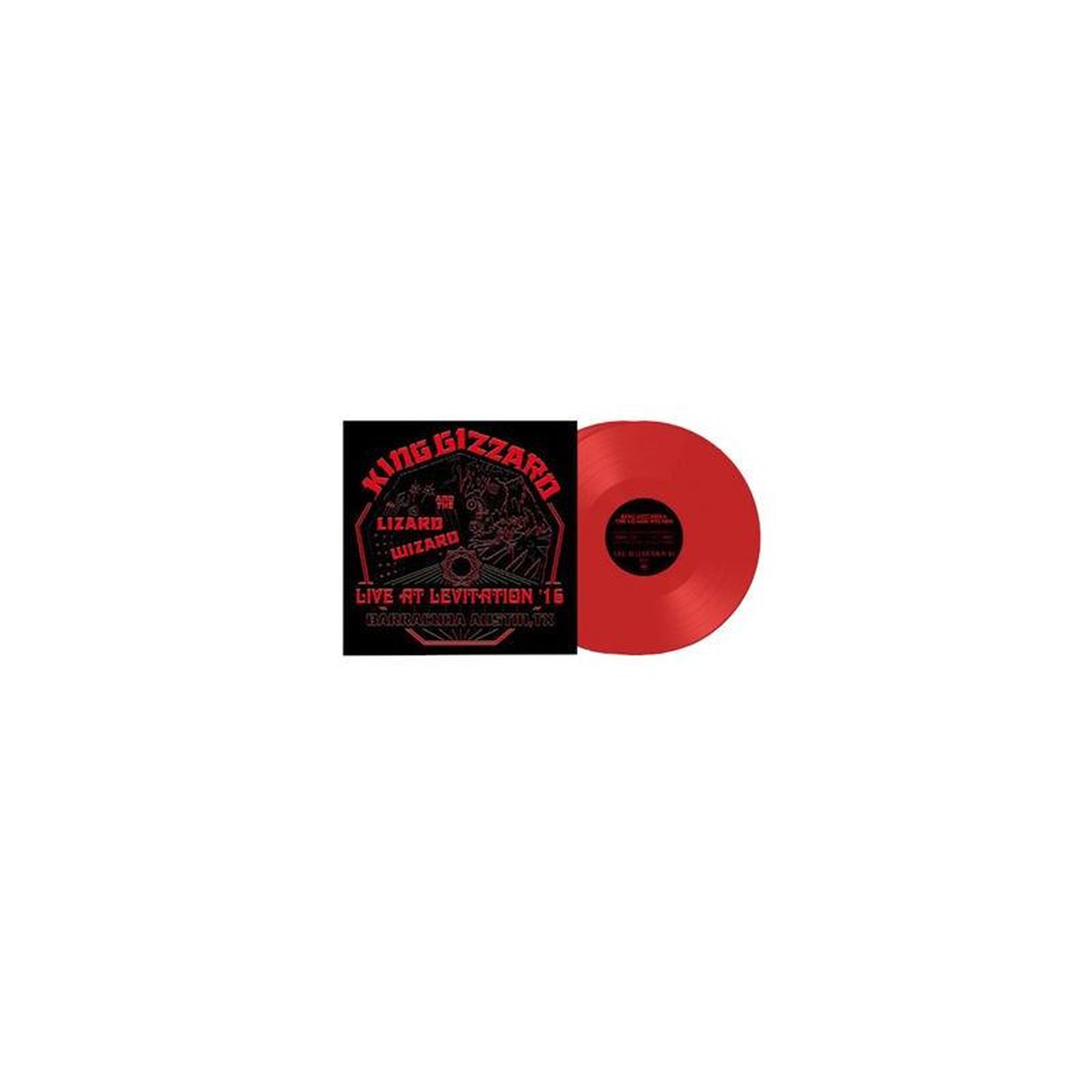 Vinyle king gizzard & lizard wizard live at levitation ii rouge