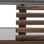 Voir la diapositive 4 : ATMOSPHERA Table basse design bois Asmar - L. 100 x H. 37 cm - Marron et noir