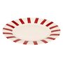 Voir la diapositive 2 : SECRET DE GOURMET Lot de 6 Assiettes Plates  Cheri  26cm Rouge