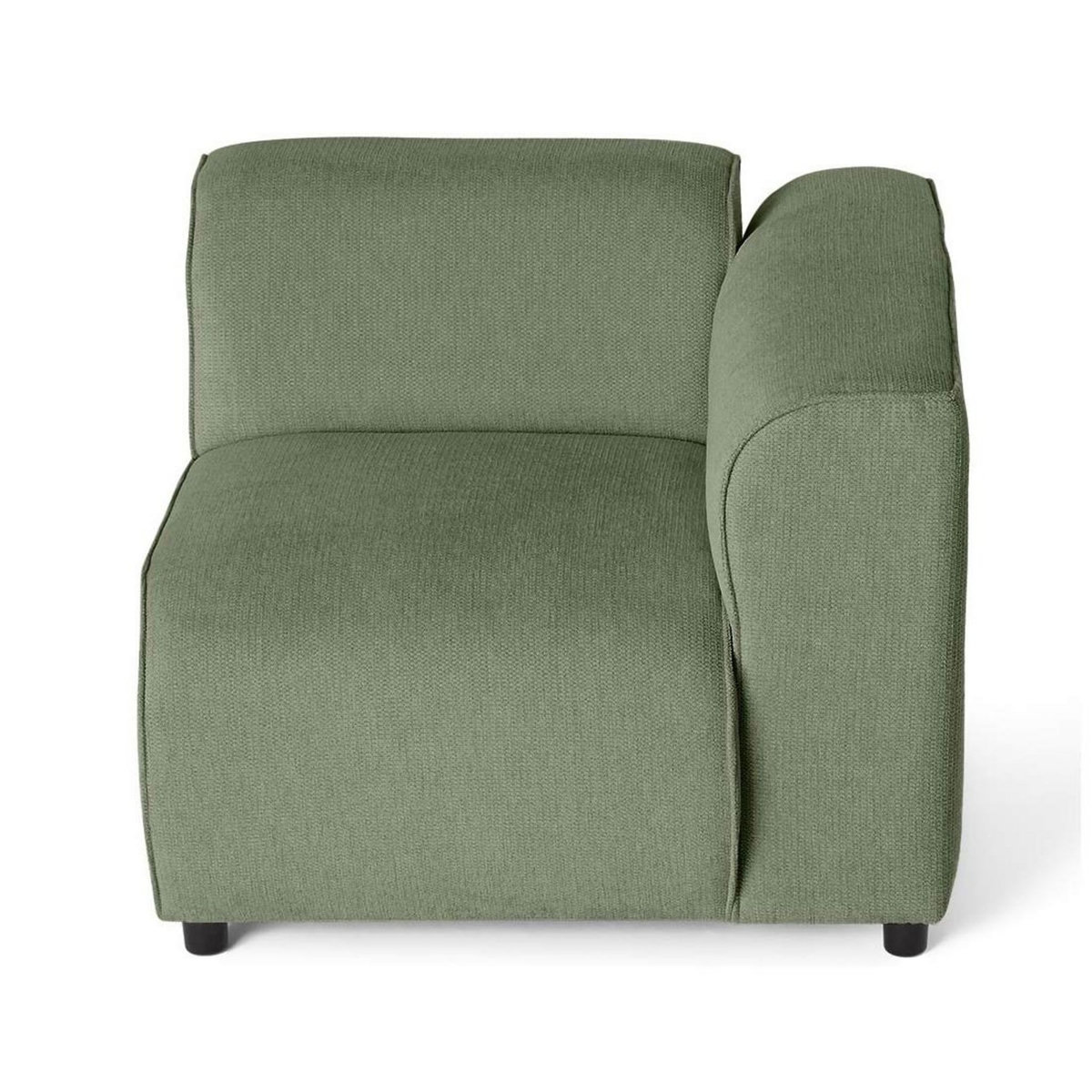 LISA DESIGN Suaro - module d'assise d'angle droit en tissu texturé