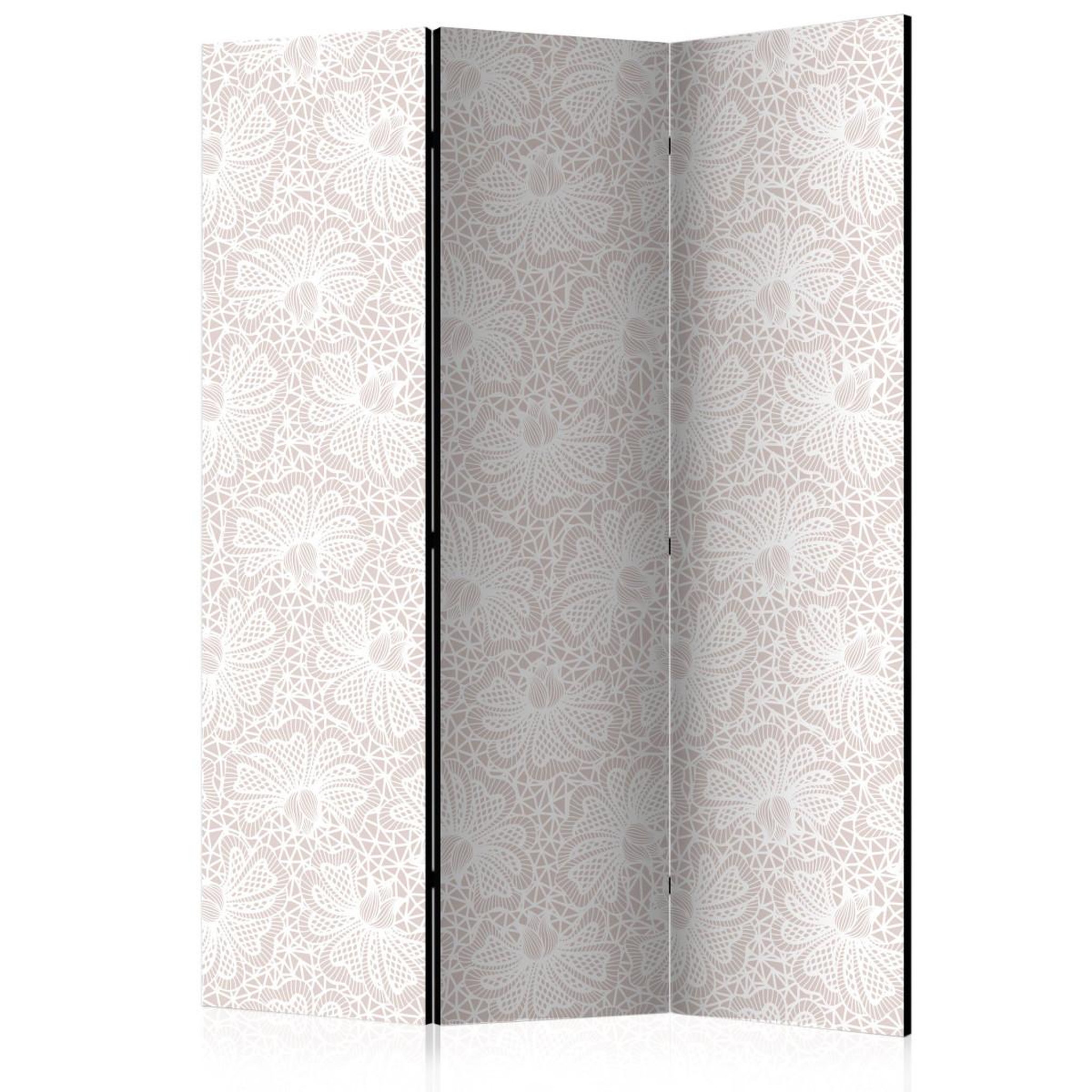 Paris Prix Paravent 3 volets  knitted ornaments  135x172cm