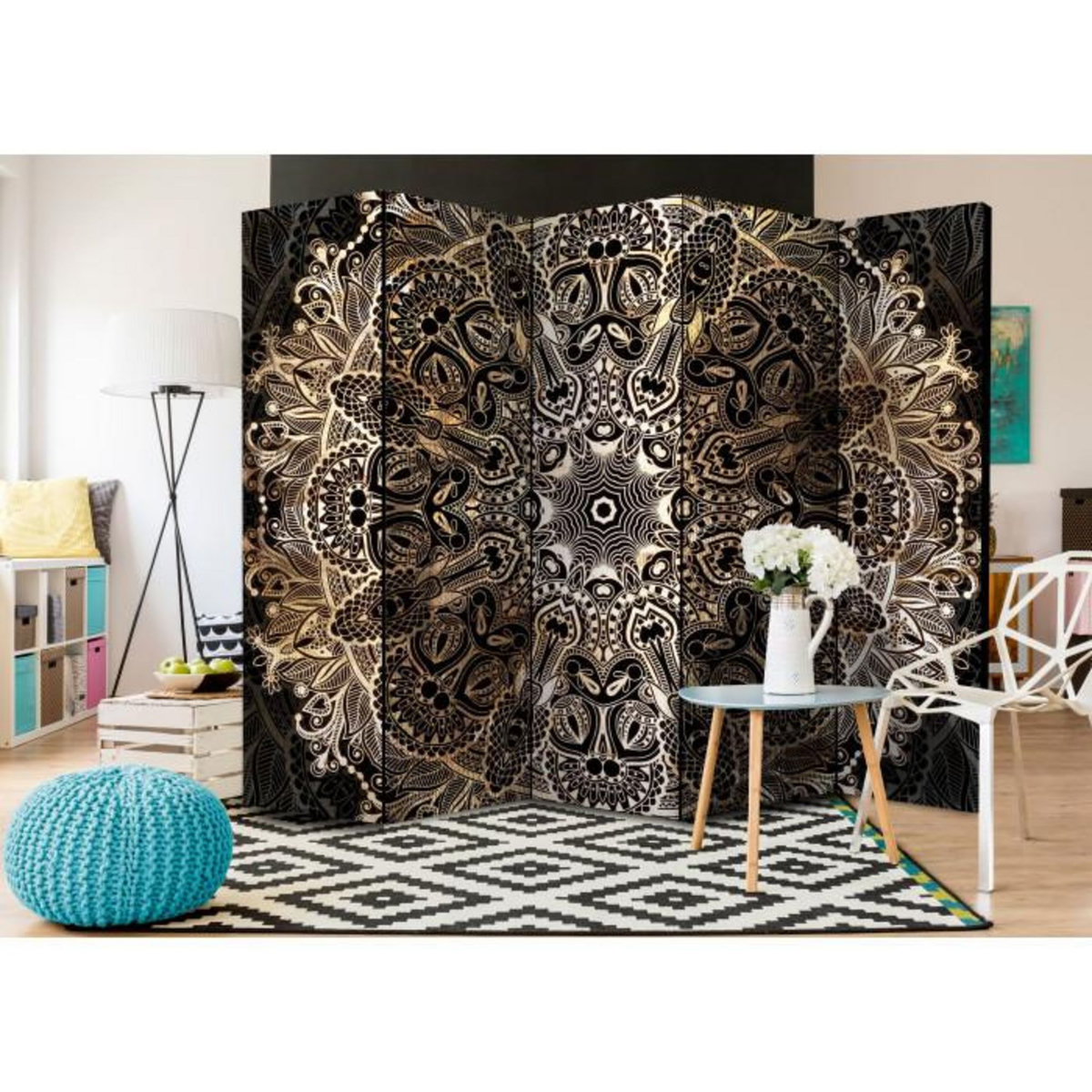 Paris Prix Paravent 5 Volets  Exotic Finesse  172x225cm