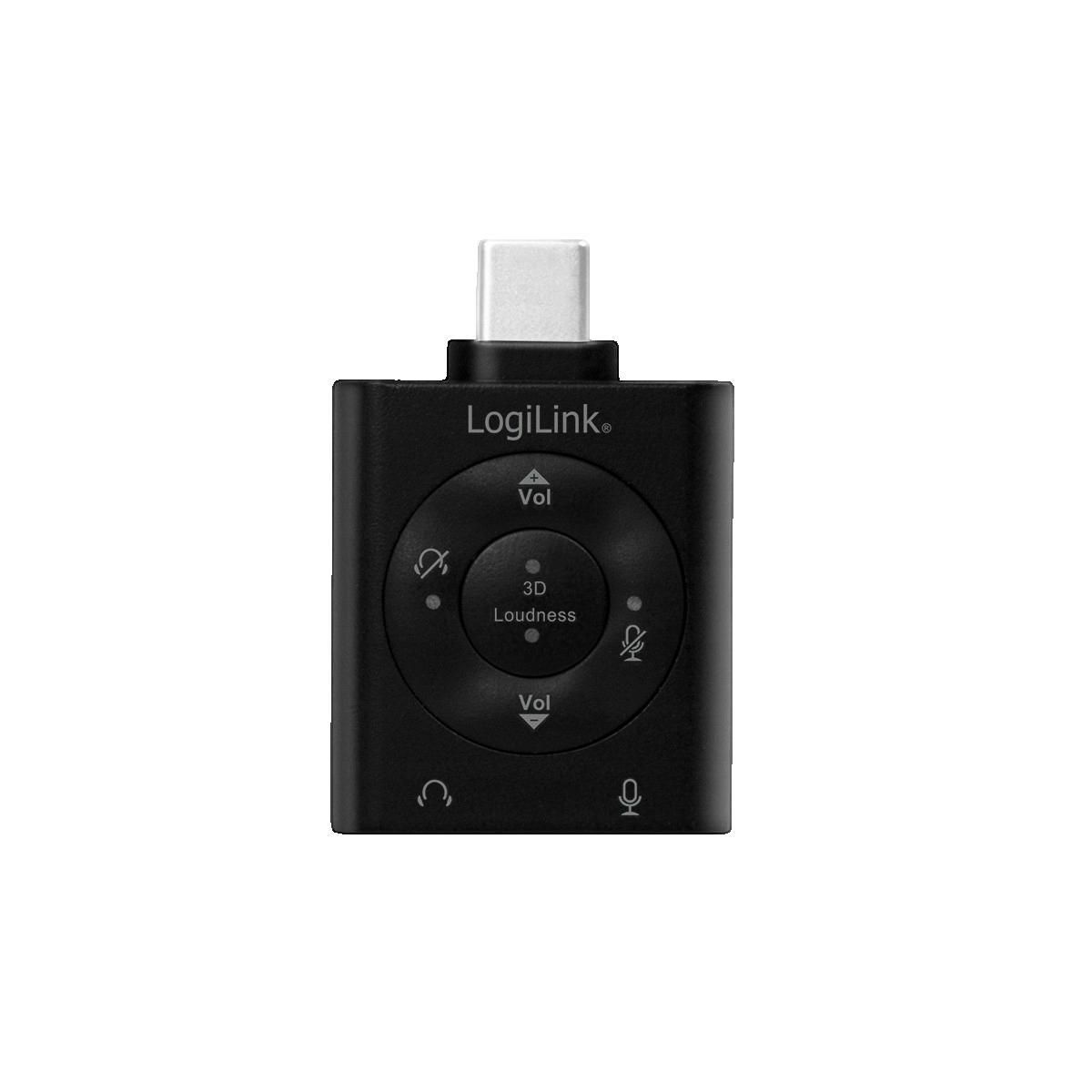 LOGILINK Adaptateur Audio LogiLink 4052792059847 USB-C avec égaliseur 7.1 CH