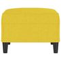 Voir la diapositive 4 : VIDAXL Repose-pied Jaune clair 70x55x41 cm Tissu