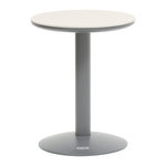 HESPERIDE Table d'appoint de jardin ronde SOLETIA. Coloris disponibles : Orange, Beige, Marron, Vert, Gris