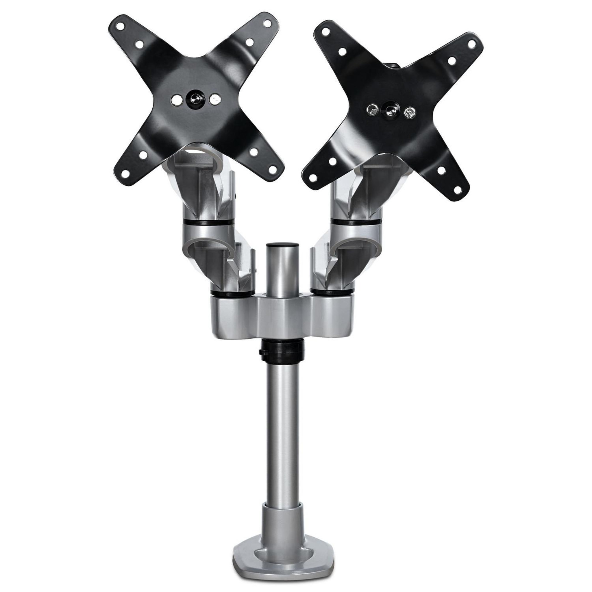 Startech StarTech.com ARMDUALPS support d'écran plat pour bureau 68,6 cm (27 ) Argent