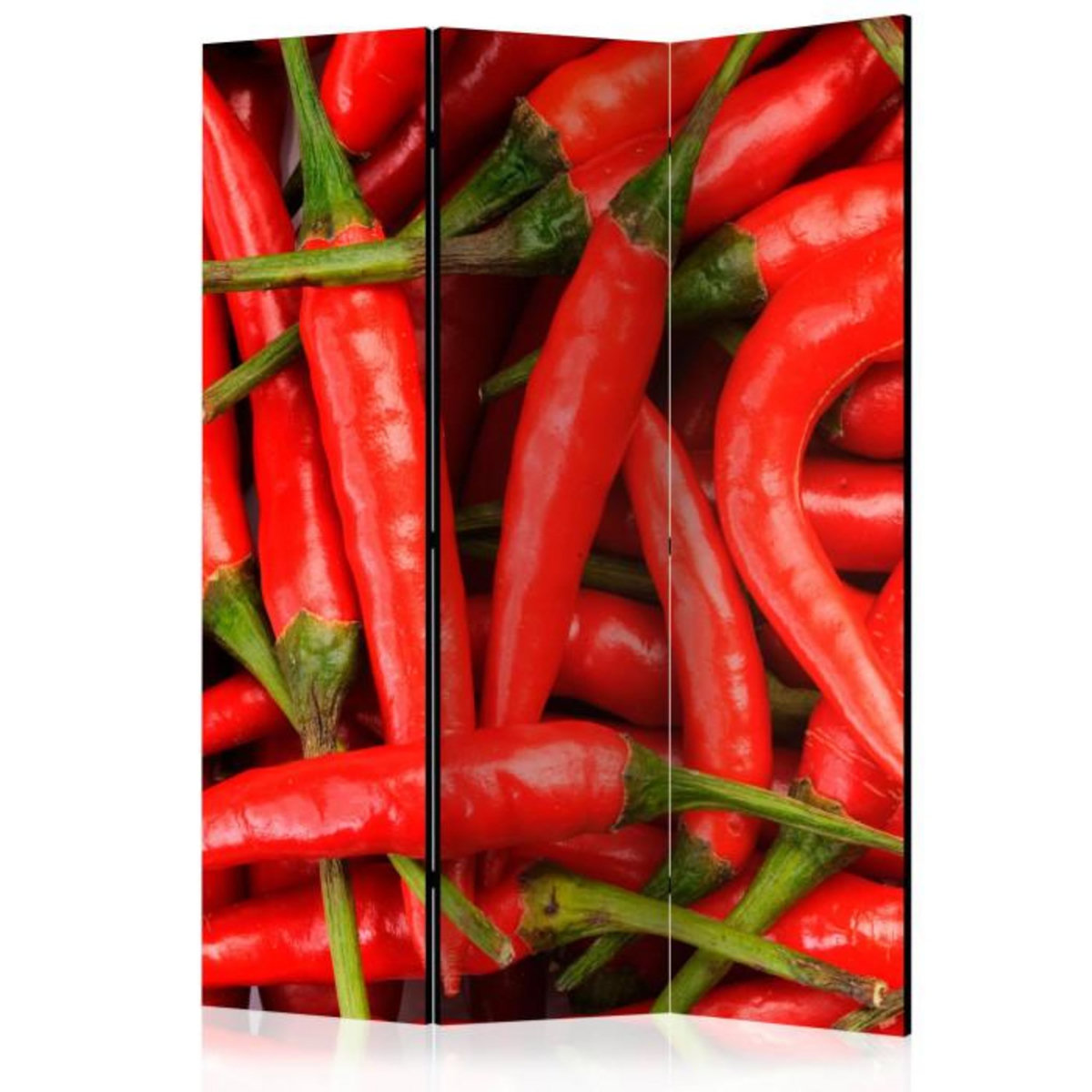 Paris Prix Paravent 3 Volets  Chili Pepper Background  135x172cm