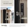 Voir la diapositive 5 : tectake Set de valises de voyage 3 pièces en plastique ABS robuste avec revêtement en polycarbonate champagne