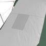 Voir la diapositive 5 : OUTSUNNY Tente de camping familiale 4-6 pers. - tente tunnel 2 grandes portes sac inclus - fibre verre polyester gris vert