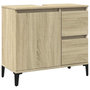 Voir la diapositive 2 : VIDAXL Armoire salle de bain chene sonoma 65x33x60 cm