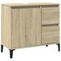 Voir la diapositive 2 : VIDAXL Armoire salle de bain chene sonoma 65x33x60 cm