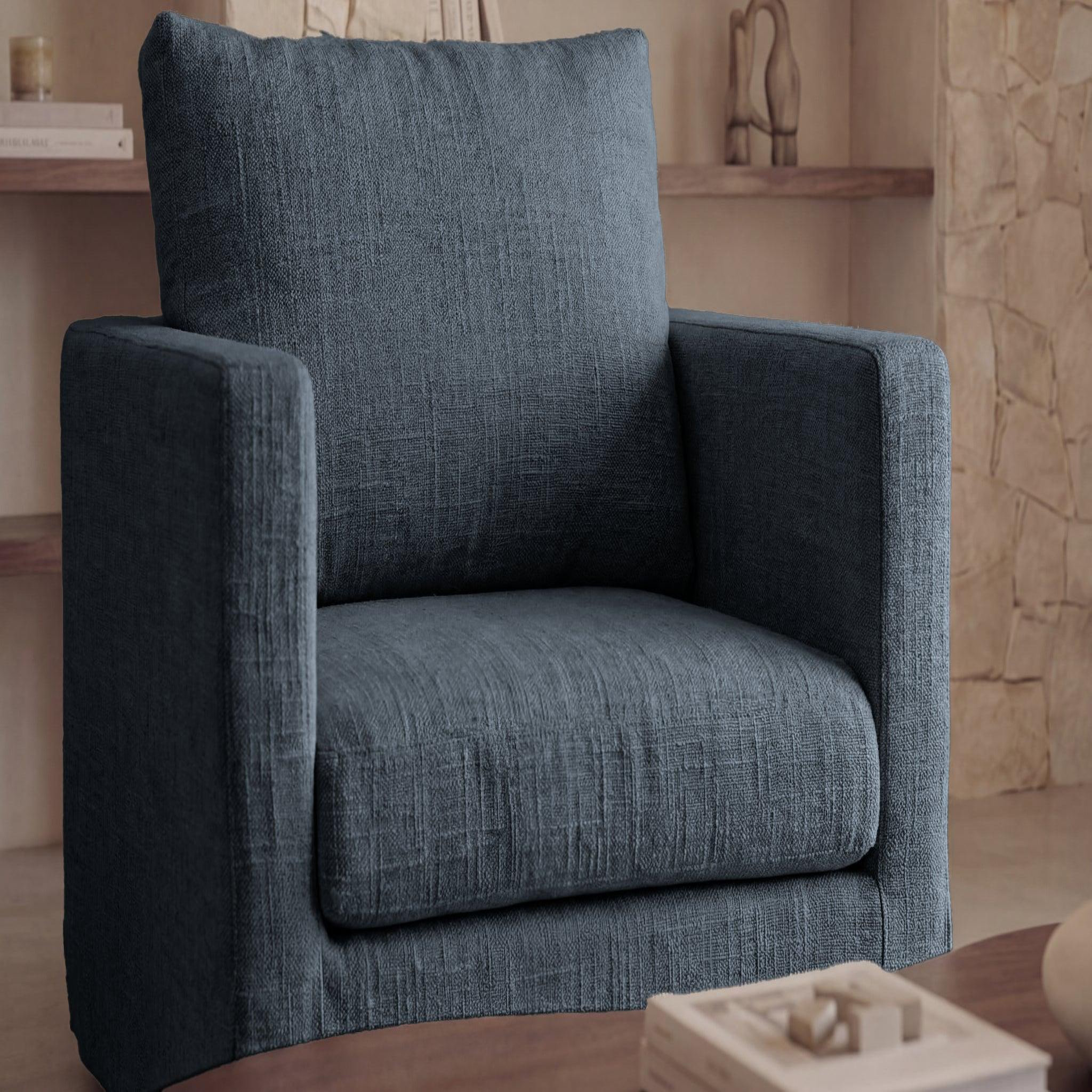 Voir la diapositive 5 : CASANOVA PARIS Leonie - fauteuil tissu chenille déhoussable