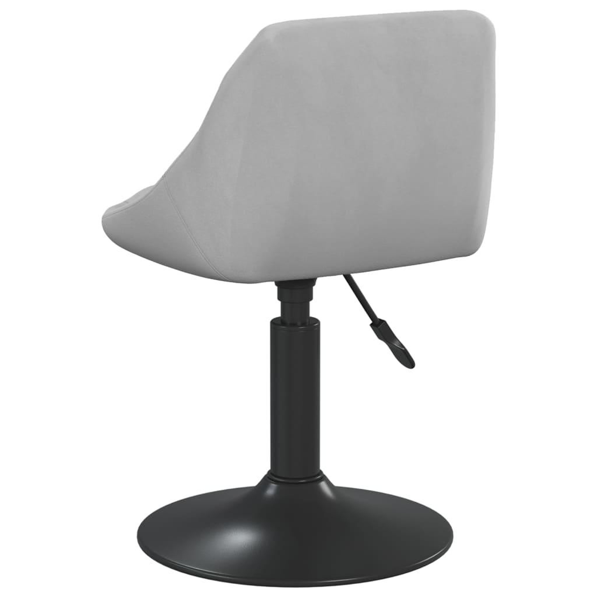 Voir la diapositive 5 : VIDAXL Chaises pivotantes a manger lot de 6 gris clair velours