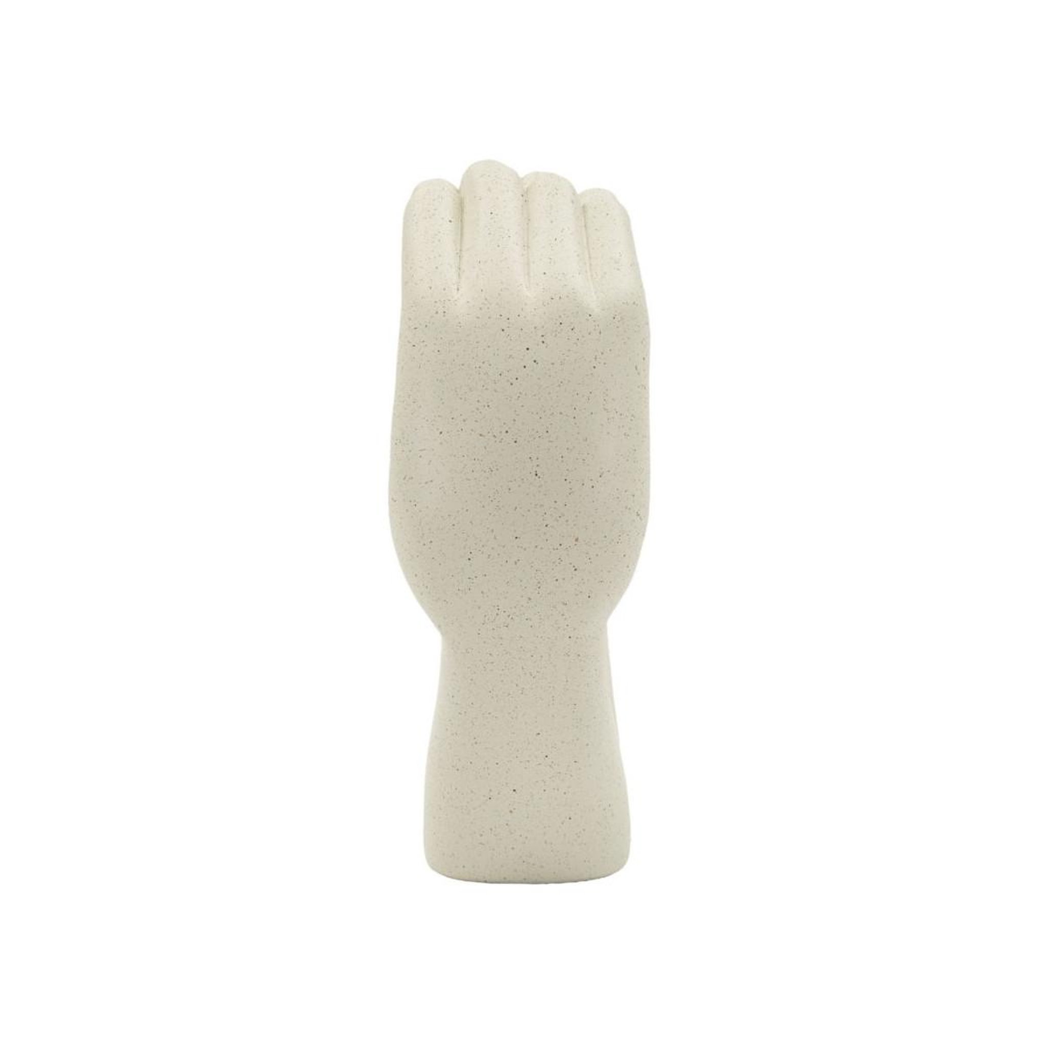 Voir la diapositive 3 : Paris Prix Déco mains cœur  stons  20cm crème