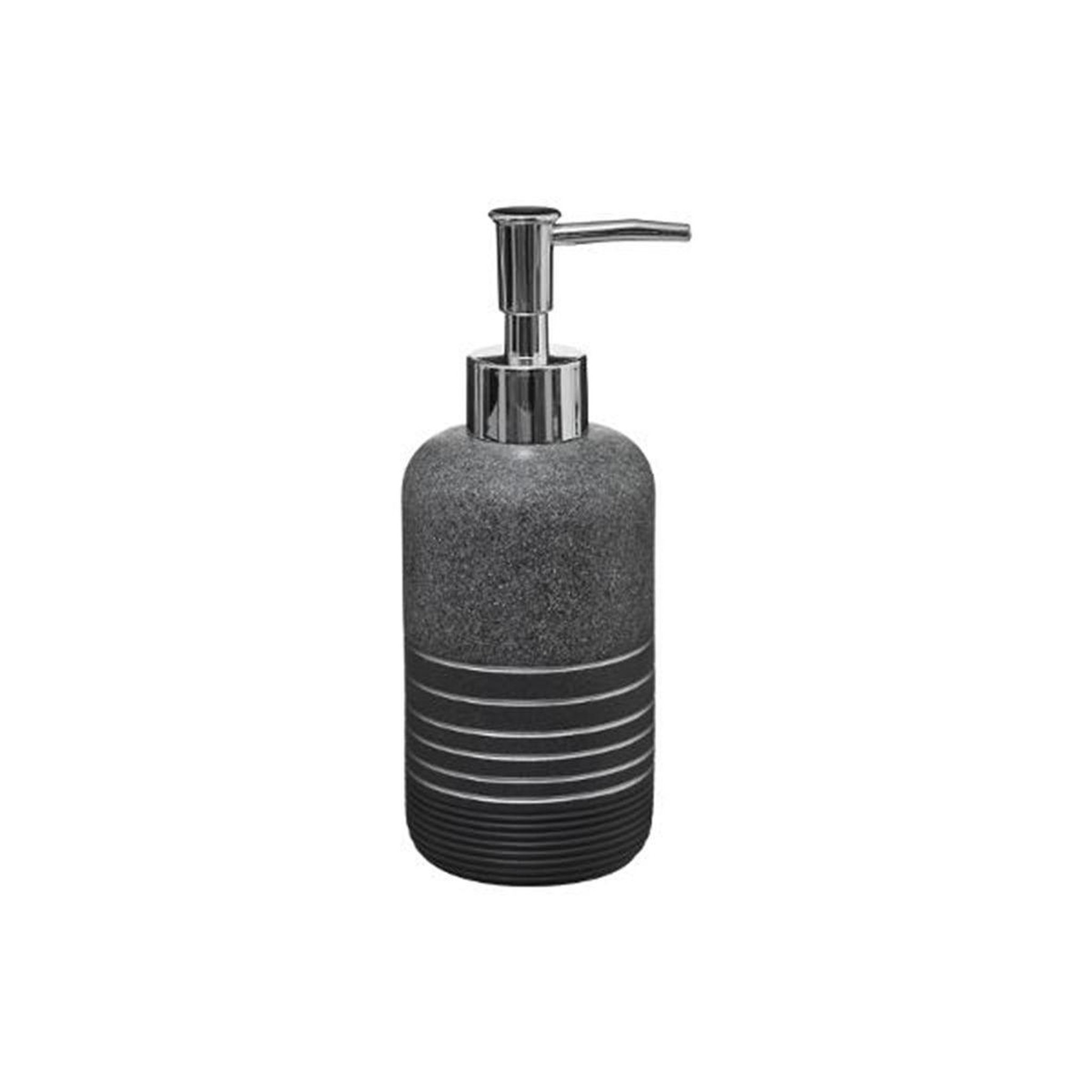 FIVE Distributeur de savon en résine  venty  19cm gris