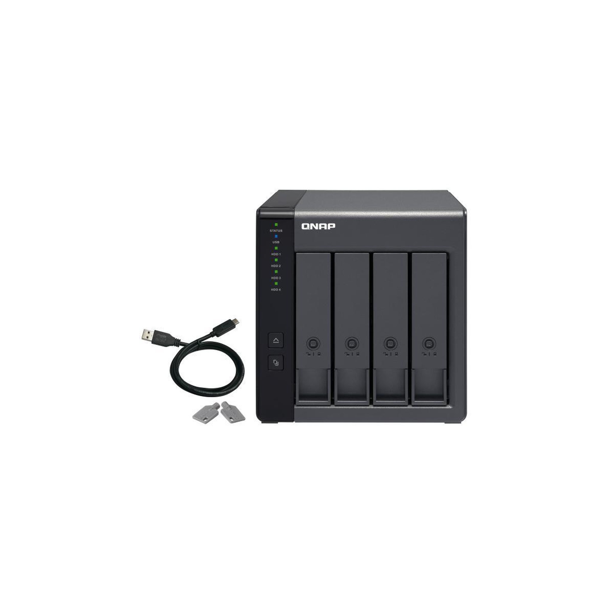 Voir la diapositive 3 : Qnap Qnap tr-004 boîtier de disques de stockage boîtier disque dur/ssd noir 2.5/3.5