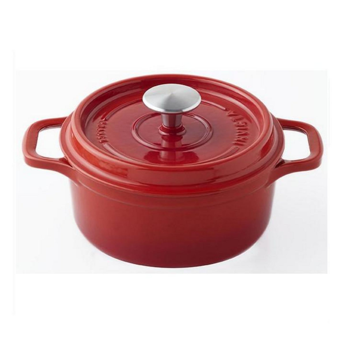 Invicta Cocotte ronde en fonte émaillée 18cm rubis - 402180