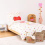 Voir la diapositive 5 : Atmosphera Kids Table de Chevet Enfant Cœur  Amour  40cm Blanc