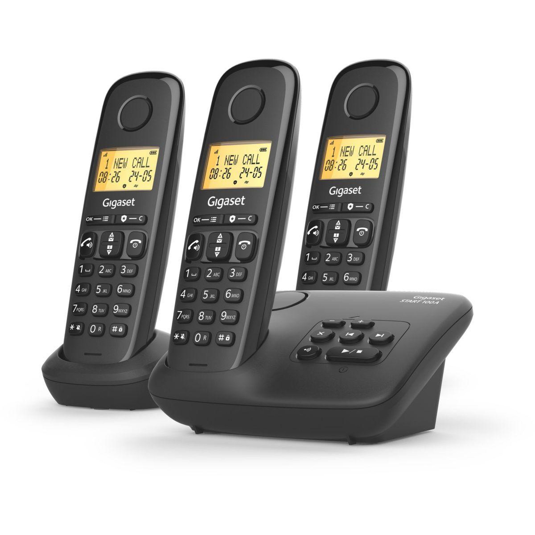 Voir la diapositive 2 : GIGASET Téléphone sans fil BASIC 100A TRIO