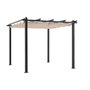 Voir la diapositive 1 : MARKET24 Pergola en aluminium CORDOBA - Beige - 3 x 3 m