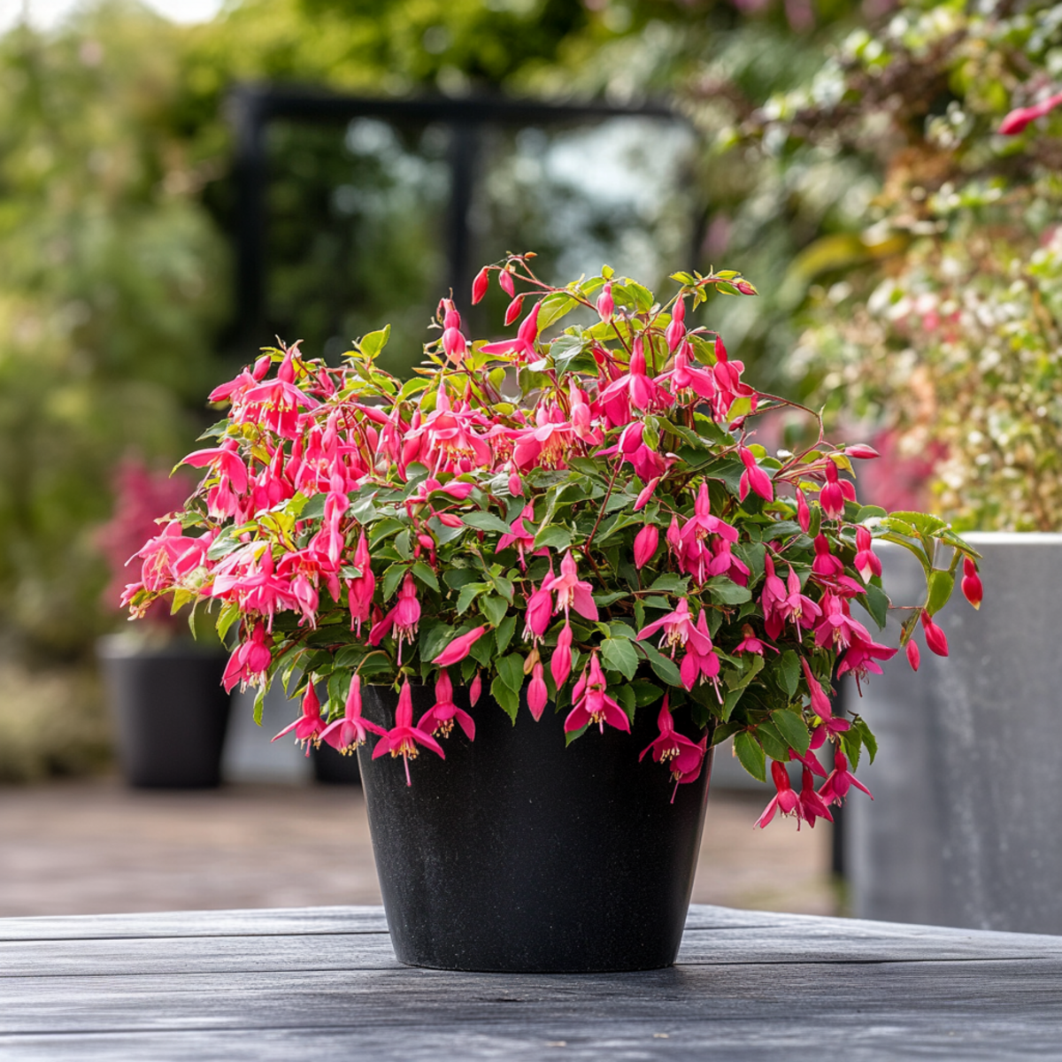 PLANT IN A BOX Fuchsia pleureur - Set de 6 - Fuchsia magellanica - Hauteur 10-20cm - ⌀9cm