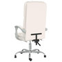 Voir la diapositive 5 : VIDAXL Fauteuil de massage inclinable de bureau Creme Similicuir