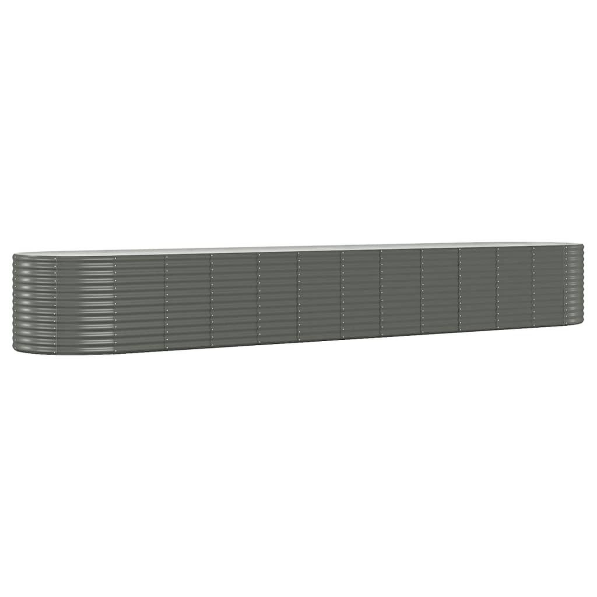 Voir la diapositive 2 : VIDAXL Lit sureleve de jardin Acier enduit de poudre 507x100x68cm gris
