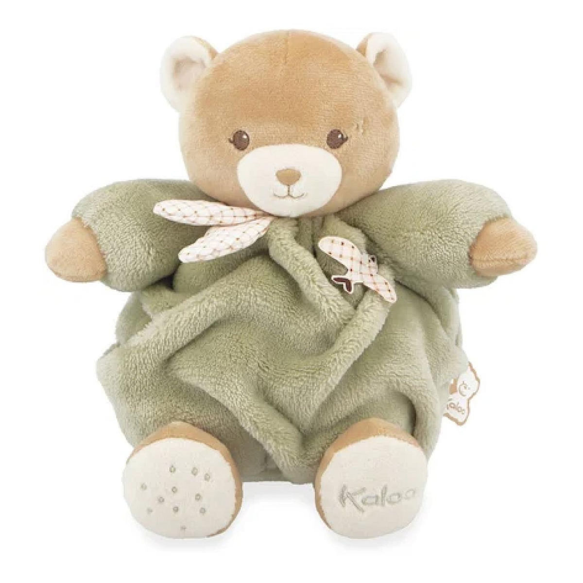 Kaloo Patapouf Doudou  Ours Vert 17cm