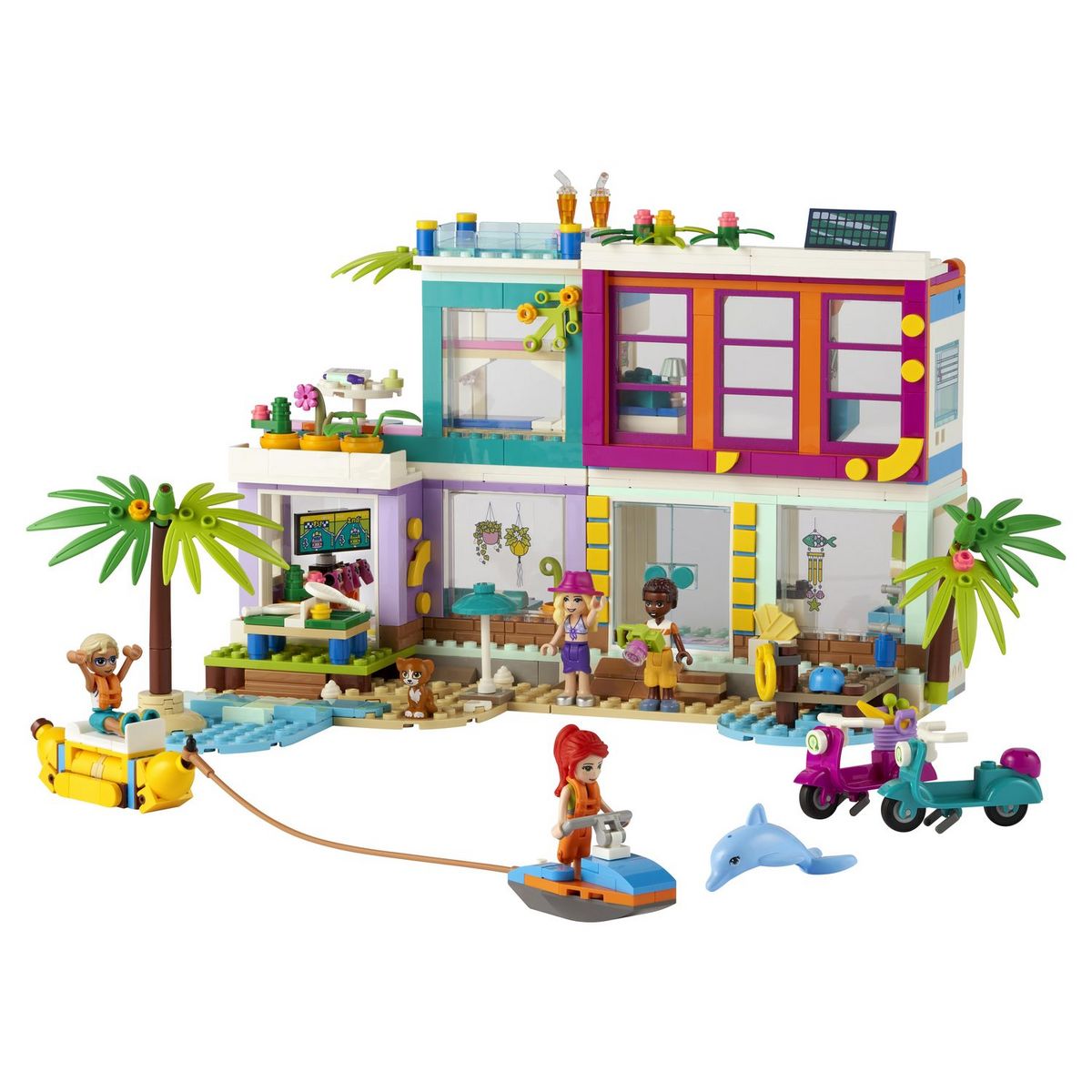 LEGO Friends 41709 La maison de vacances sur la plage, Maison de Poupée