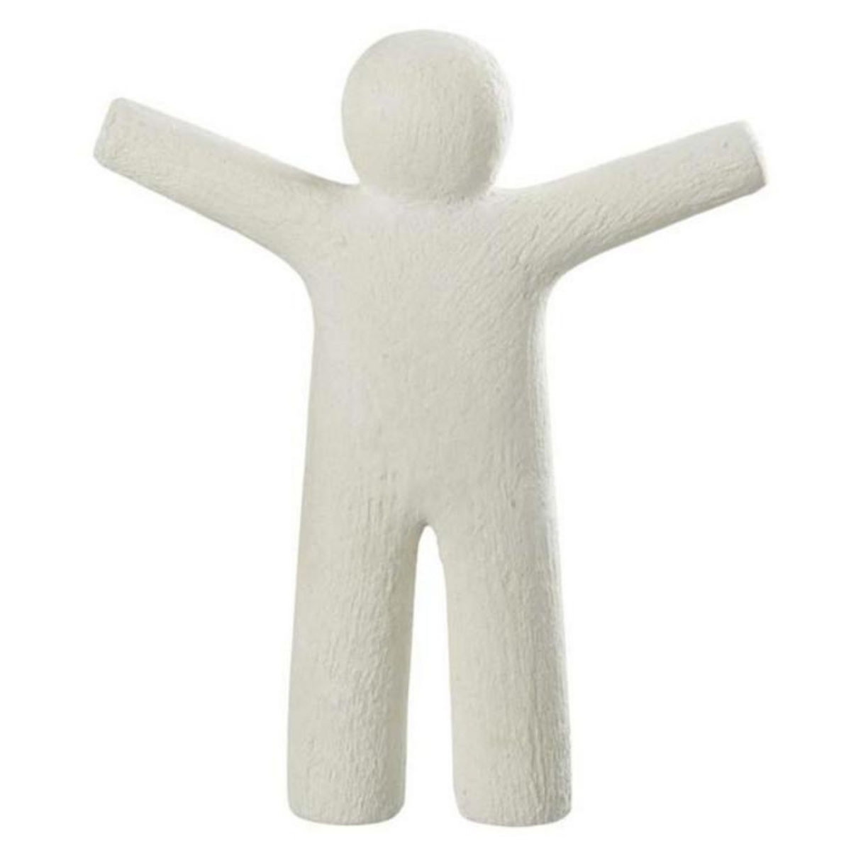 Paris Prix Statuette Déco  P'tit Maurice Rugueux  30cm Blanc