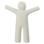 Paris Prix Statuette Déco  P'tit Maurice Rugueux  30cm Blanc